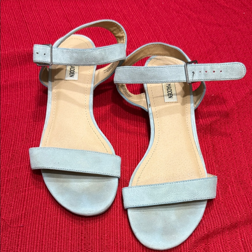 Steve Madden Light Blue Sandals